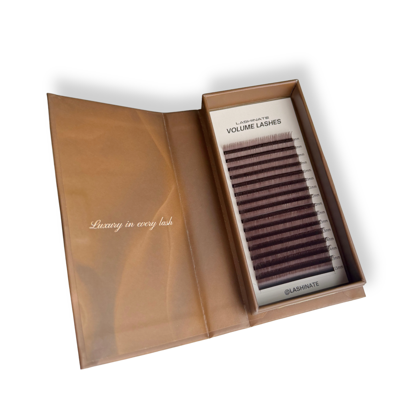 Brown Mixed Length Volume Lashes